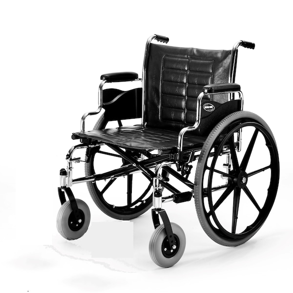 Invacare Tracer IV Wheelchair w/ DeskLength Arms 24" Seat Width